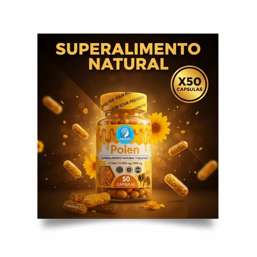 POLEN MULTIFLORAL x50 CÁPSULAS 500mg